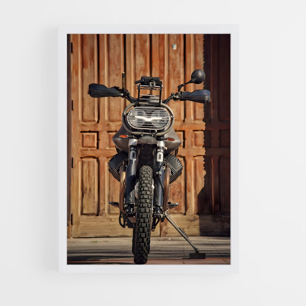 Poster Side Street Rider – affiche Moto Guzzi (vue 3)